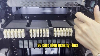 96 Core 1U MTP MPO Fiber Patch Panel High Density Solution