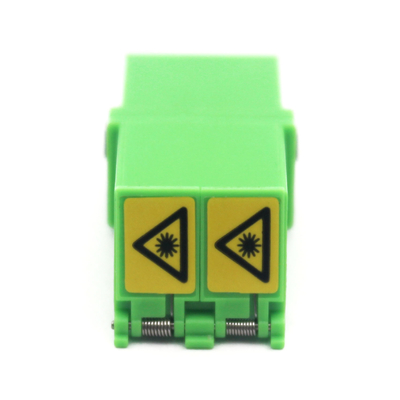 FTTH LC Duplex Glasfaseradapter mit Flip-Auto-Shutter
