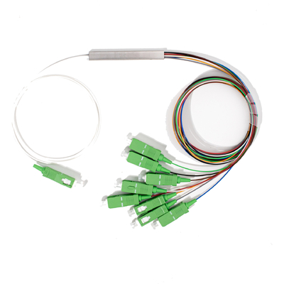 Glasfaser 1X8 Mini-PLC-Splitter SC APC-Anschluss 0,9mm, 1M