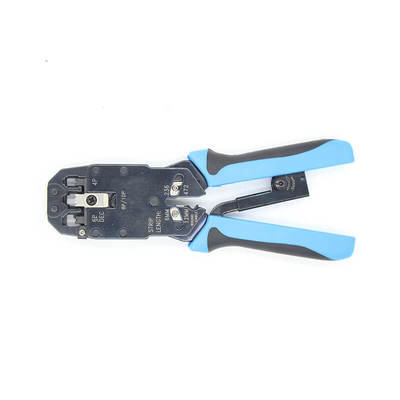 Industrielles Crimpwerkzeug für RJ-45 RJ-12 RJ-11 mit Abisolierer