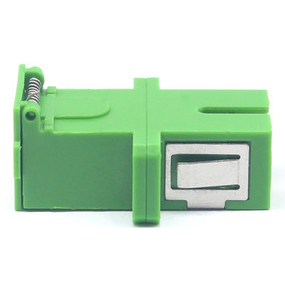 High Durability SC Fiber Optic Couplers with Filp Auto Shutter and Flange