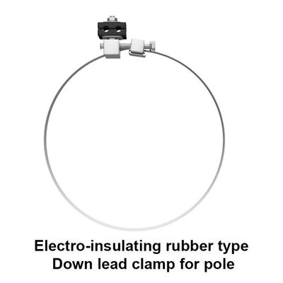 Hot Dip Galvanized Flat Iron Down Lead Clamp for Tower Used Conductor Clamp of Cable