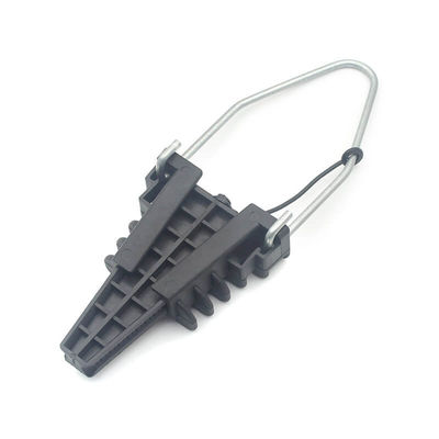 Black 2 Wires Insulating Dead End Clamp Wedeg Shaped