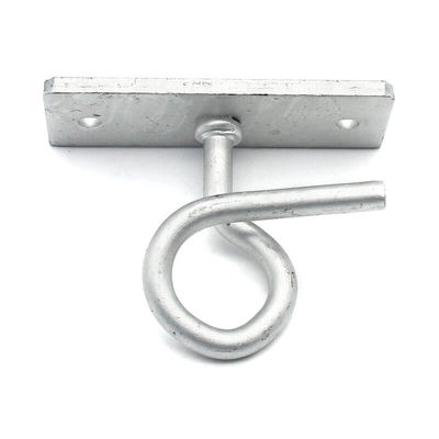 FTTH Drop Cable Fitting Draw Hook C-Type Aluminum Alloy Pole Bracket