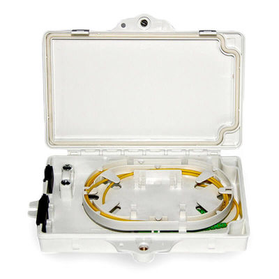 PC ABS Case Optical Distribution Box 2 Cores In FTTX Network