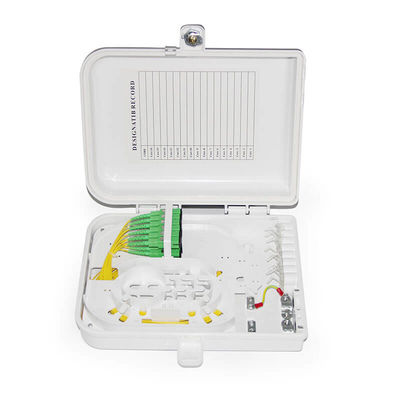 12F FTTH Fiber Optic Distribution Box For Indoor Outdoor Wall Mount