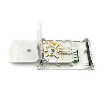 8 Core White SC Fiber Optic Distribution Box for High-Density Data Centers