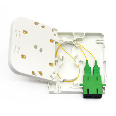 Wall Mounting Fiber Optic Terminal Socket 1 Port For Patch Cable