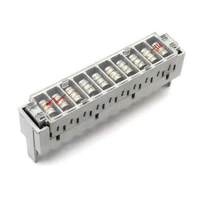 ABS PBT Terminal Block Interface Modules For 3 Pole Gas Tube Arrester
