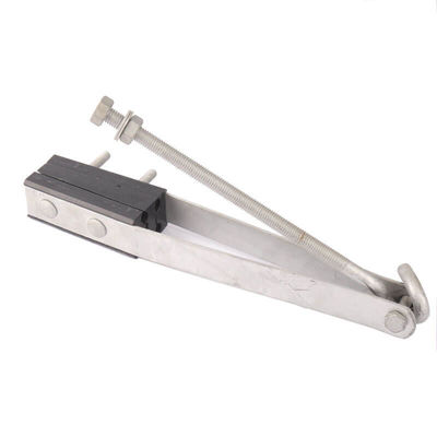 Aluminum Alloy Optical Cable Anchor Clamp For 4 conductors To Pole Or Wall