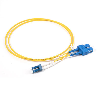 SM Duplex LC UPC To SC UPC Fiber Optic Patch Cable 2.0MM, G657A1, 3meters