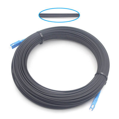 Indoor 1 Core 2 Cores 2.0x3.0mm SC UPC To SC UPC FTTH Drop Cable Patch Cord LSZH