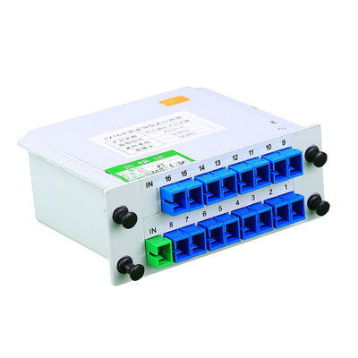 FTTH 1:16 Fiber Optic Cassette Type PLC Splitter