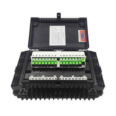 16-Core Plastic FTTH Fiber Optic Distribution Box