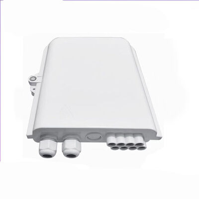 IP65 Waterproof 8 Cores Fiber Optic Termination Box with PC+ABS Material for FTTH Network