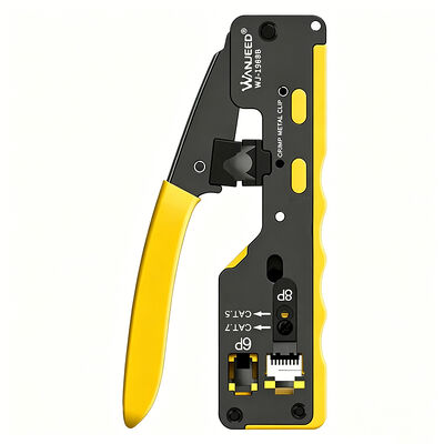 Multi-function High-carbon steel Crimping Tool for Cat.5 Cat.6 Cat.7 Network Cables with RJ11 RJ12 RJ45 Connectors