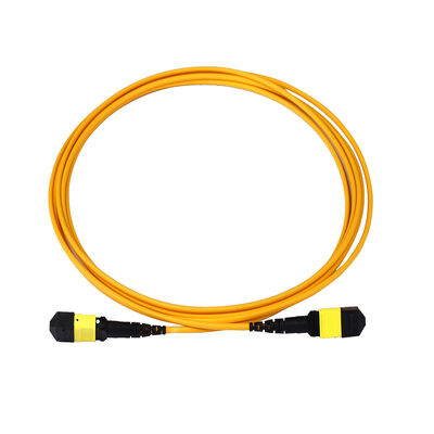 3.0mm MPO to MPO Fiber Optic Patch Cord with High-Speed 100Gbps, Low Insertion Loss ≤0.5dB, and Multi-Core Support 8-44 Fibers