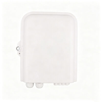 Outdoor ABS 8 Cores Fiber Optic Distribuction Box Waterproof FTTH Terminal Box