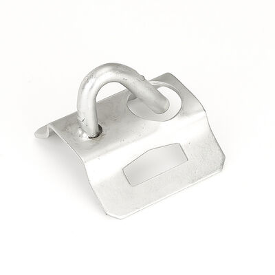 Galvanized Steel ADSS Anchor Clamp for FTTx Pole Mounted with 65*65*54mm Size