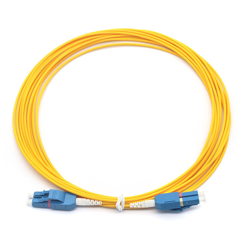 Duplex LC UPC to LC UPC Fiber Optic Patch Cord for Single Mode Uniboot