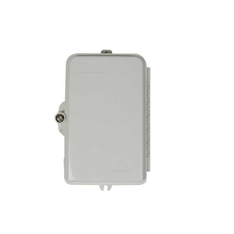 6 Cores Fiber Optic Distribuction Box White Case ABS For Outdoor Use