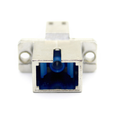 Speichertemperatur -40°C bis 85°C Metallgehäuse SC UPC zu LC UPC Simplex-Faseroptikadapter mit Flansche