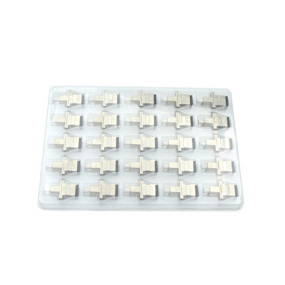 Speichertemperatur -40°C bis 85°C Metallgehäuse SC UPC zu LC UPC Simplex-Faseroptikadapter mit Flansche