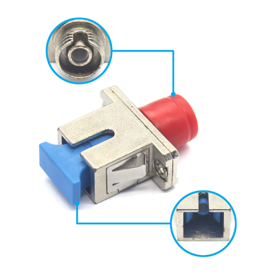 CATV-System SC UPC zu FC UPC Simplex-Adapter in Metallgehäuse mit Flansche