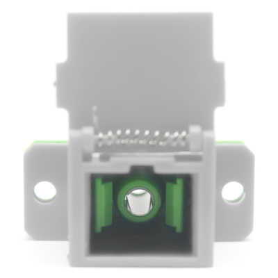 Speichertemperatur 40°C bis 85°C SC APC Glasfaseradapter mit Filp-Autoverschluss und Flansche