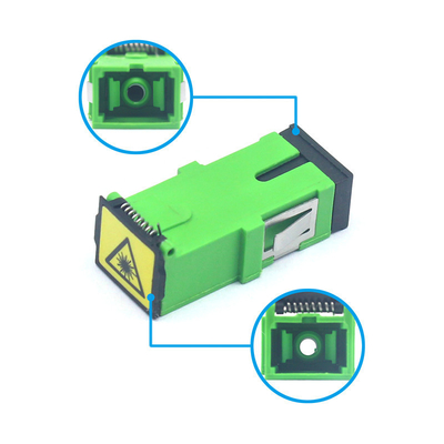 0.2 dB Haltbarkeit SC APC oder UPC Simplex SM Glasfaseradapter mit Schalter