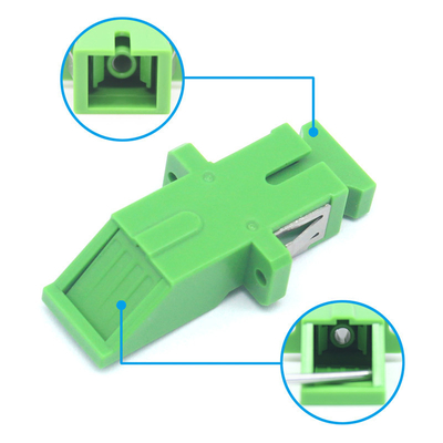 4g Netzwerkfaseroptischer SC APC SM SX Adapter mit automatischer Neigung der Verschlussflansche Lagertemperatur. -40°C bis 85°C