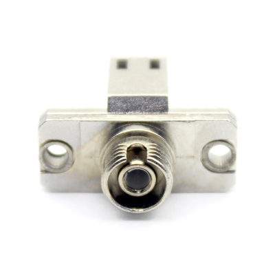FTTH-Ausrüstung Metallgehäuse LC UPC zu FC UPC Faseroptik-Simplexadapter mit Flansche