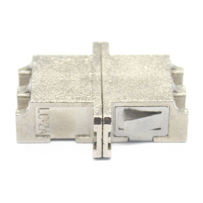Metallgehäuse Faser DX LC UPC Duplex sm Adapter mit Flansche Niedriger Einsetzverlust von 0,2 dB