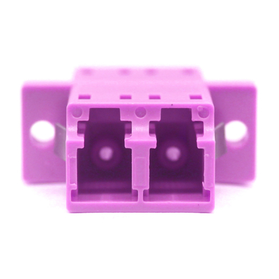 OM4 Apc-Faser-Anschluss Multimode Duplex-Adapter-Netzwerk mit Flansche