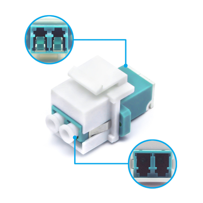 LC PC Duplex OM3 MM FTTH-Adapter für innere Verschlussflansche für sichere Glasfasernetzwerke