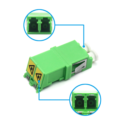 FTTH LC Duplex Glasfaseradapter mit Flip-Auto-Shutter