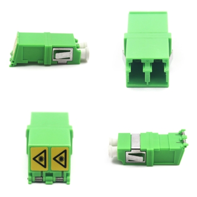 FTTH LC Duplex Glasfaseradapter mit Flip-Auto-Shutter