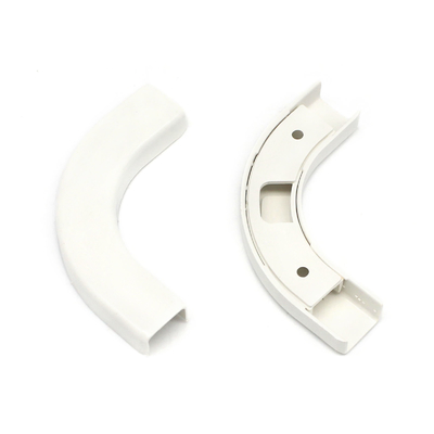 ABS Glasfaser Kunststoff Zubehör Kabel Drahtverbindung Rechts biegen Winkel Wandröhrchen Kabel Clip