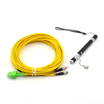 FTTH-Netzwerk 650nm VFL optischer schwarzer Laserstift Typ Glasfaser visueller Fehlerlocker