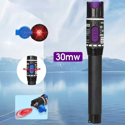Glasfaser-Rotlicht-Stift 10mw Visueller Fehlerlocker 50 km VFL 30 KM Zeit 1 Jahr 1 Zeit