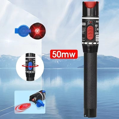Glasfaser-Rotlicht-Stift 10mw Visueller Fehlerlocker 50 km VFL 30 KM Zeit 1 Jahr 1 Zeit