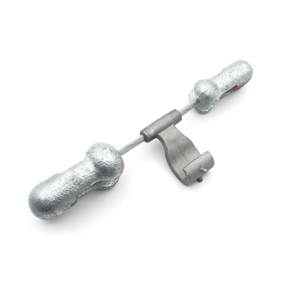 Galvanisierte Stahl-Kugel-Augen-Fittings für Oberkopf-Richtwinkel-Hängring