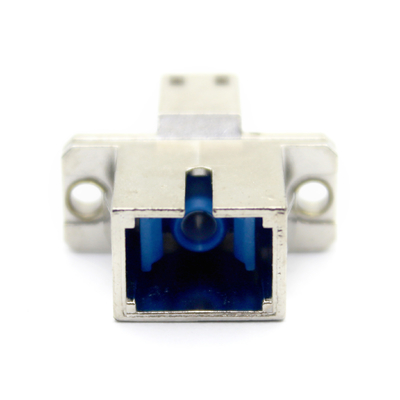 FTTH-Netzwerk-Faseroptik SC/UPC zu LC/UPC-Simplex-Adapter in Metallgehäuse mit Flansche 0,2 dB 500 Zyklusdurchlauf