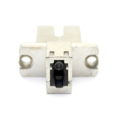 FTTH-Netzwerk-Faseroptik SC/UPC zu LC/UPC-Simplex-Adapter in Metallgehäuse mit Flansche 0,2 dB 500 Zyklusdurchlauf