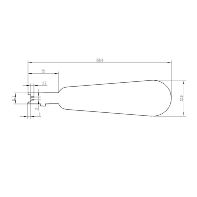 ODM-unterstützte Multifunktion 5E Nortel IBDN Modul 110 Typ Impact Network Punch Down Tool
