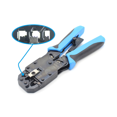 RJ-45 RJ-12 RJ-11 8P8C 6P6C 4P4C Kabelschneider mit Stripper aus mittlerem Stahlmaterial
