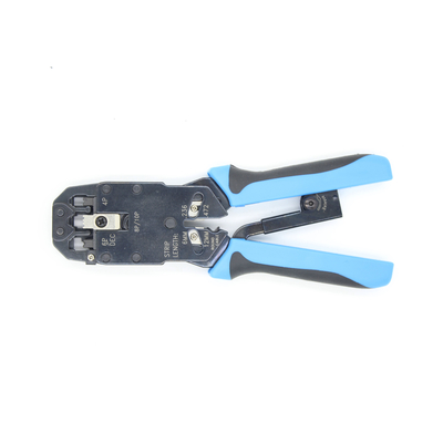 RJ-45 RJ-12 RJ-11 8P8C 6P6C 4P4C Kabelschneider mit Stripper aus mittlerem Stahlmaterial