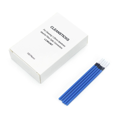 Einmaliges Bule-Faseroptik-Reinigungsstäbchen für LC-Anschluss 1,25 mm Durchmesser