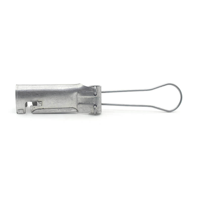 Aluminiumfaser Drop Wire Clamp FTTH 1-2 Paar für Telekommunikationskabel