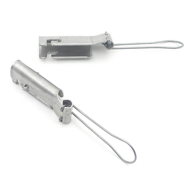 Aluminiumfaser Drop Wire Clamp FTTH 1-2 Paar für Telekommunikationskabel